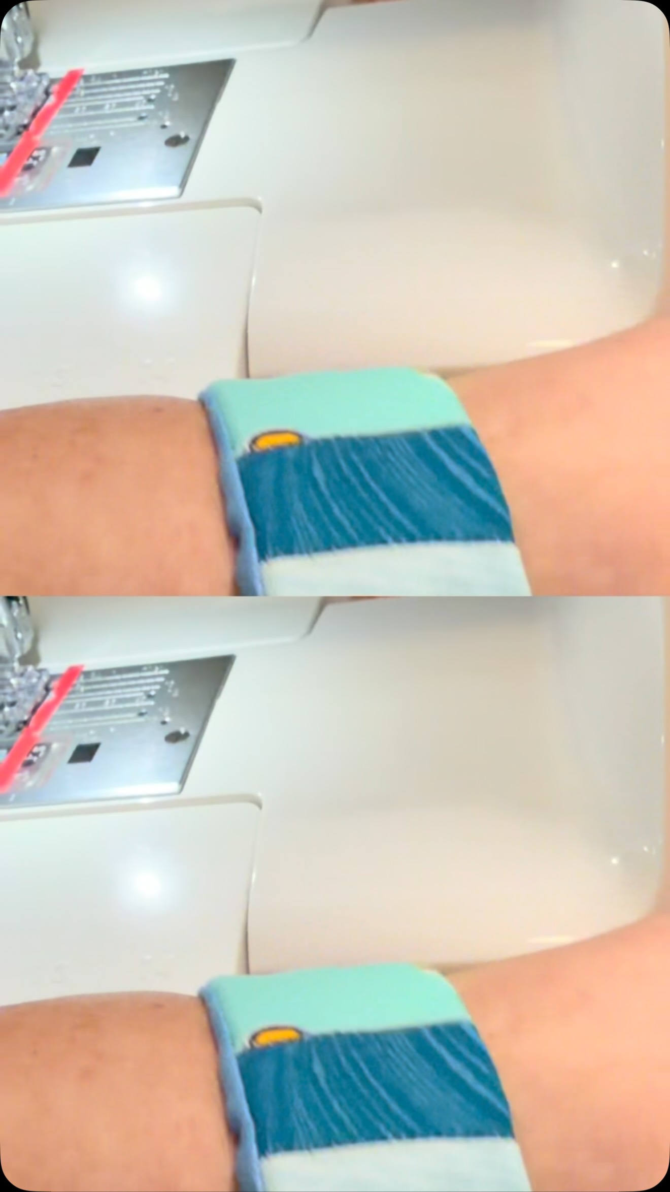 Hand fun being a pattern tester for snap bracelets! Check out my friend @dragonflysquiltingdesignstudio 

#quiltlets
#quiltletsquiltedbracelets
#quiltletscuffs 
#stitchtheditch 
#fyp